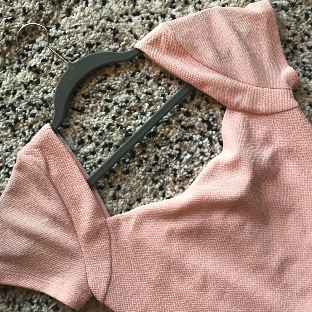 Blush Pink midi dress
